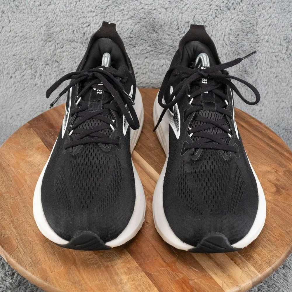 Size 12 D - Men's - Brooks Glycerin GTS 22 Black Grey White Sole